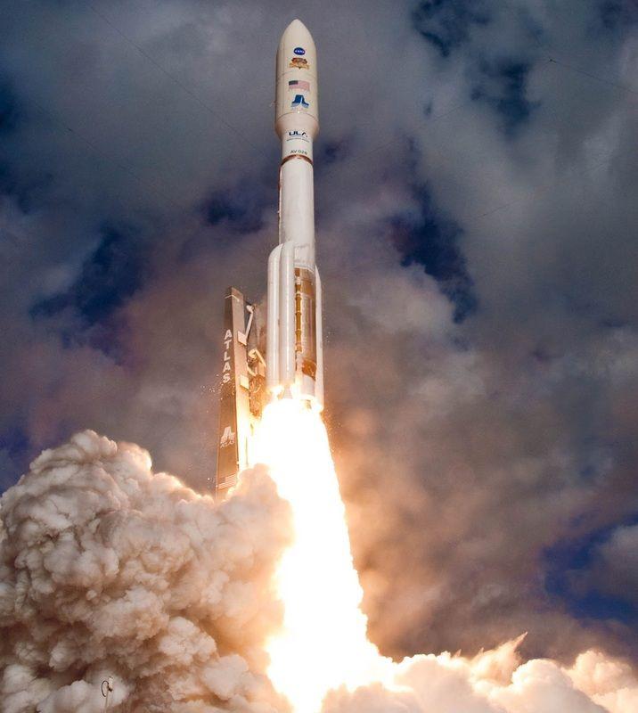 Atlas V Heavy Logo - US launches heavy Atlas V rocket with meteosatellite video