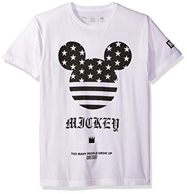 Mickey Mouse Neff Logo - NEFF Men's Patriot Tee Mickey Mouse Disney Graphic Shirt T-Shirt ...