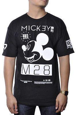 Mickey Mouse Neff Logo - Neff Disney Mickey Mouse Head M28 S/S Collab Tee Shirt Streetwear ...