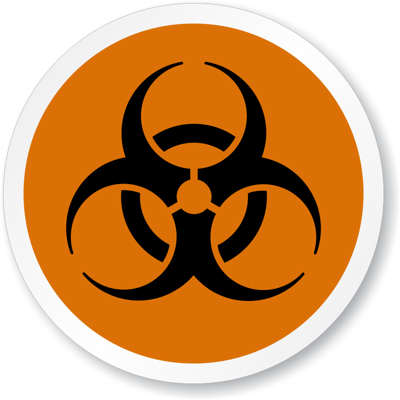 What's the Orange Circle Logo - Biohazard Signs Biohazard Warning Signs