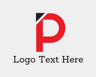 Long Red P Logo - Letter P Logos | Letter P Logo Maker | BrandCrowd