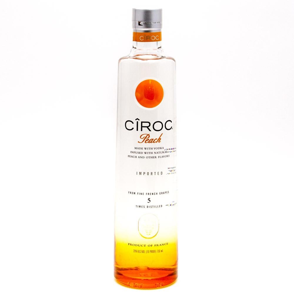 Peach Ciroc Logo - Ciroc Peach Vodka 750ml