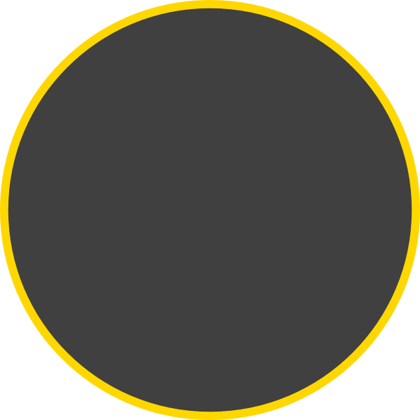 Gray and Yellow Circle Logo - Dark Gray Circle Clip Art at Clker.com - vector clip art online ...