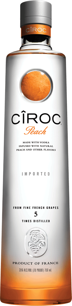 Peach Ciroc Logo - Ciroc Peach Vodka. Manitoba Liquor Mart
