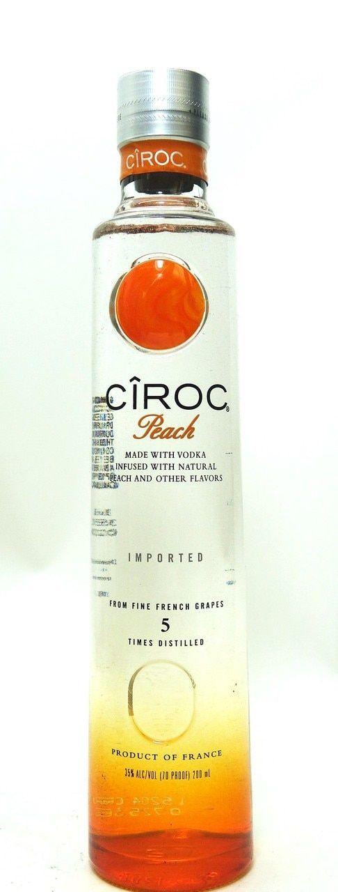 Peach Ciroc Logo - CIROC PEACH VODKA 200 ML - Old Town Tequila