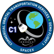 SpaceX Dragon Logo - SpaceX COTS Demo Flight 1