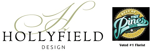 Fall Flower Logo - Fall Flower Arrangements - Hollyfield Design Inc., Southern Pines NC