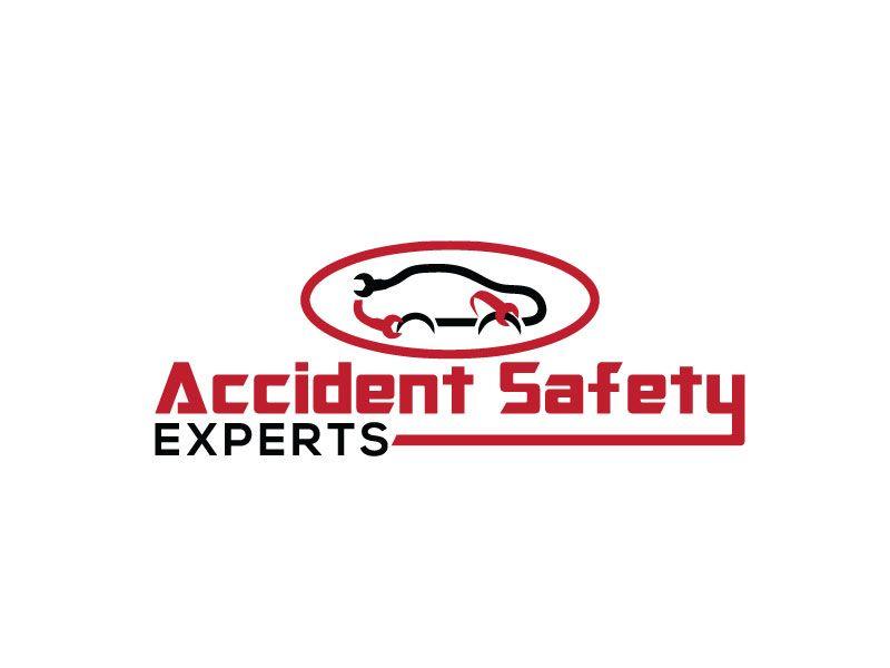 Text Love Logo - Elegant, Playful, Automotive Logo Design for (main text) Accident