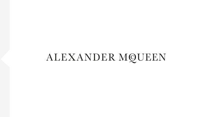 Alexander McQueen Logo - Alexander McQueen | Flannels.com