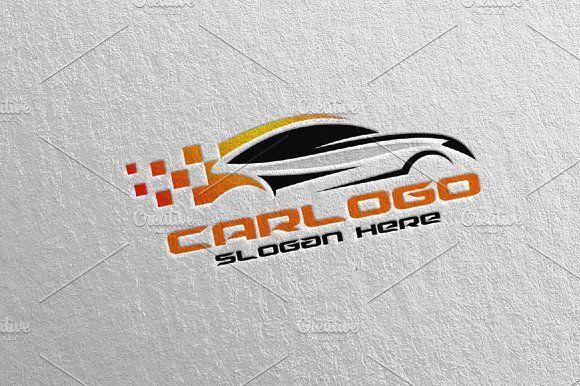 Mechanic Art Logo - Car Logo for Sport, Rent or Mechanic Logo Templates Creative Market