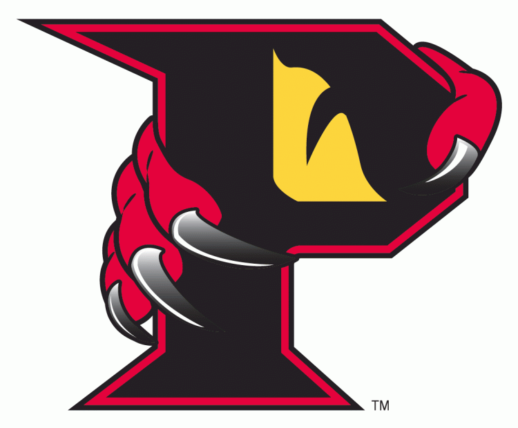 Red and Yellow P Logo - Orlando Predators Primary Logo - Arena Football League (Arena FL ...