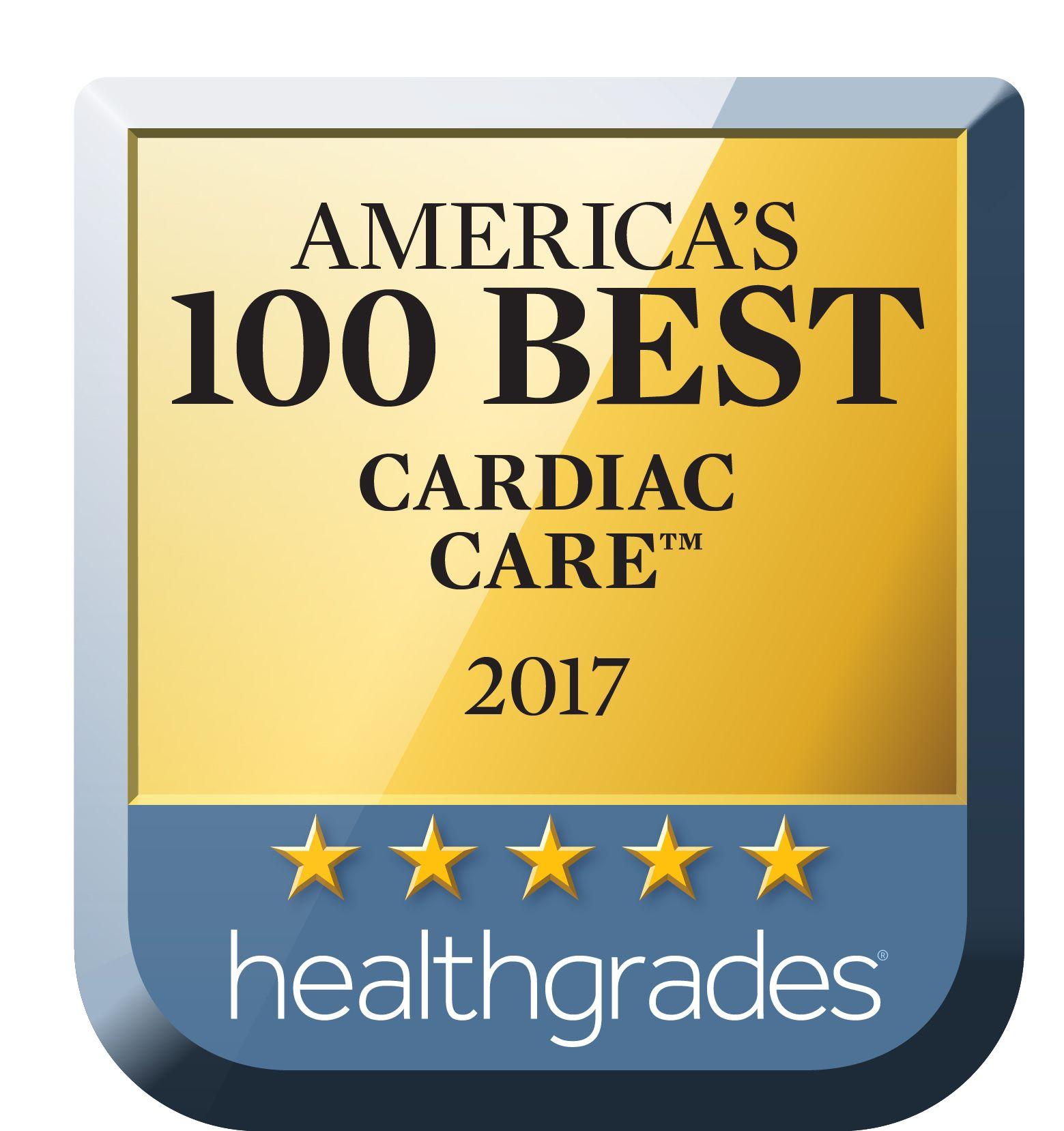 Healthgrades Award Logo - 2017 Healthgrades America's 100 Best Cardiac Care Award - Southcoast ...