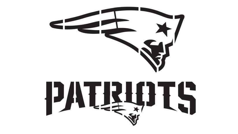 Stencil Logo - Official website of the New England Patriots
