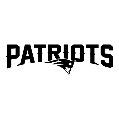 Black and White Patriots Logo - Black CAD CUT New England Patriots 2013-Pres Wordmark Logo iron on ...