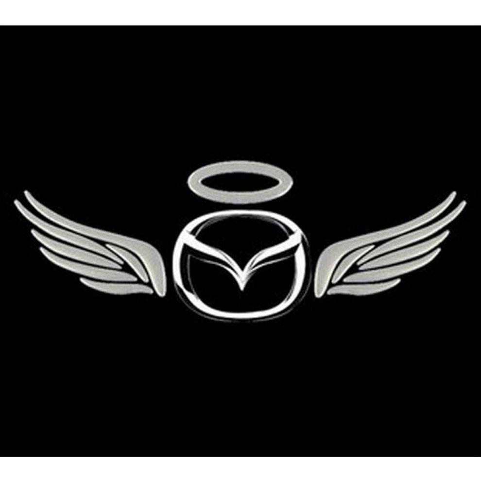 Cool Automotive Logo - Cool Silver 3D Auto Logos Tail Sticker Guardian Angel Wings
