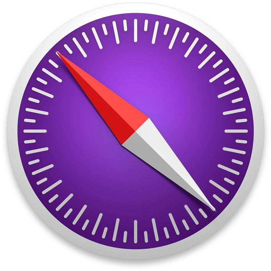 dark purple safari icon