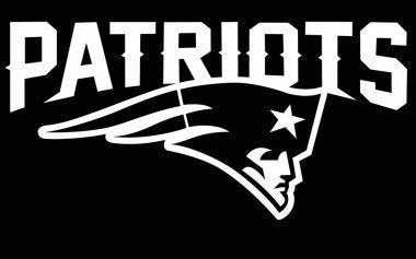 Black and White Patriots Logo - NFL PATRIOTS