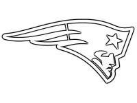Black and White Patriots Logo - Printable New England Patriots Logo Stencil from PrintableTreats.com ...