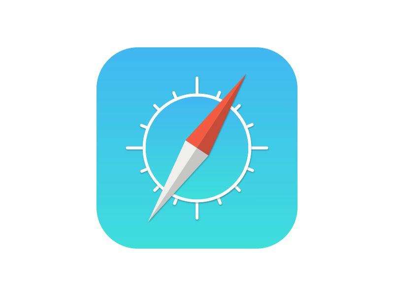 Safari iPhone App Logo - iOS 7 Safari Icon by Ali Sooudi | Dribbble | Dribbble