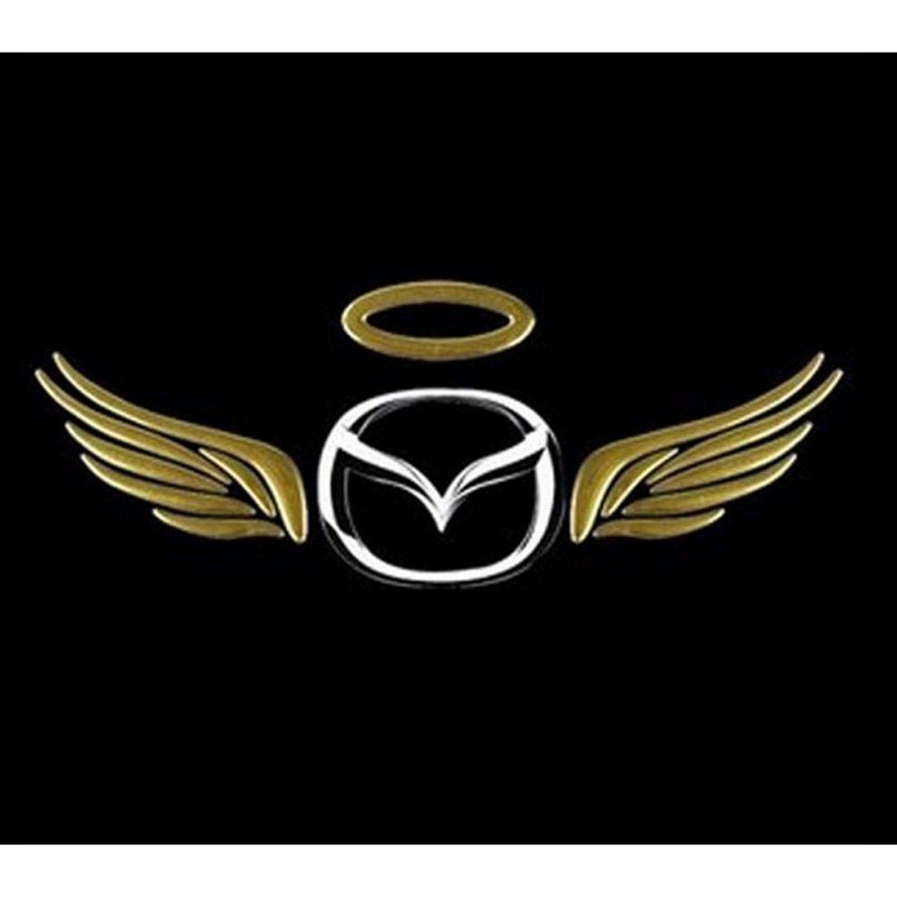 Cool Automotive Logo - Cool Silver 3D Auto Logos Tail Sticker Guardian Angel Wings