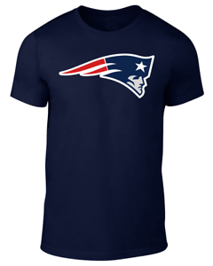 Black and White Patriots Logo - New England Patriots Logo Gildan Men's T-Shirt Size S-XXL USA Navy ...