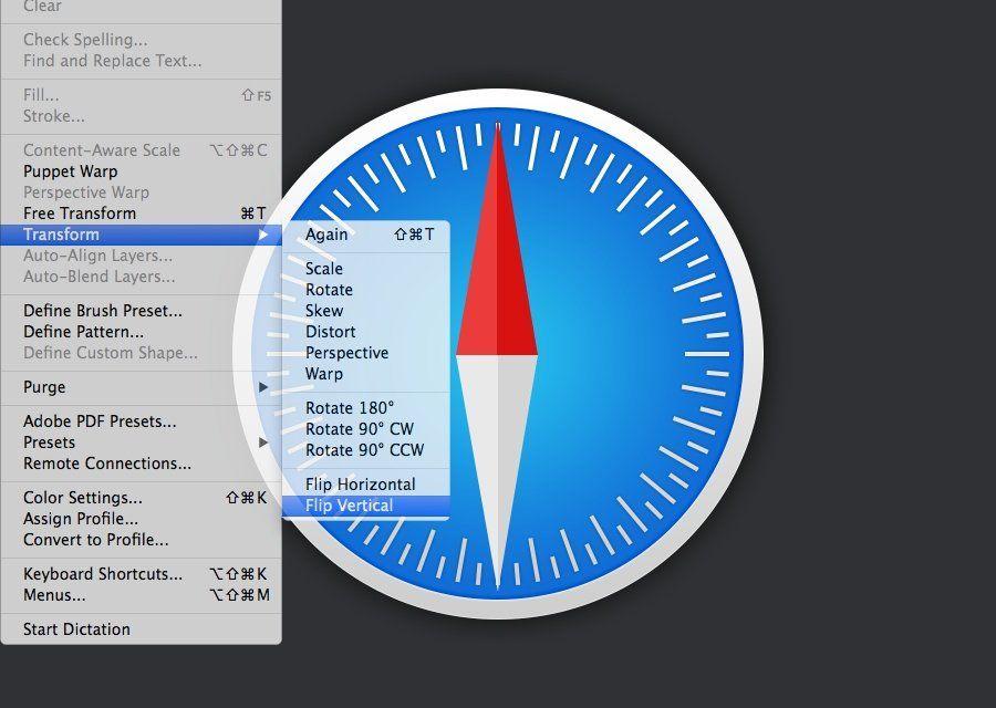 Safari App Logo - How To Create an OS X Yosemite Style Safari App Icon with Photoshop ...