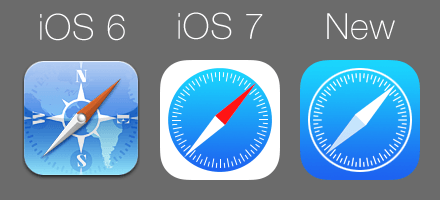 Safari iPhone App Logo - Touching Up Apple's iOS 7 Icon Set | The Happy Mac Blog