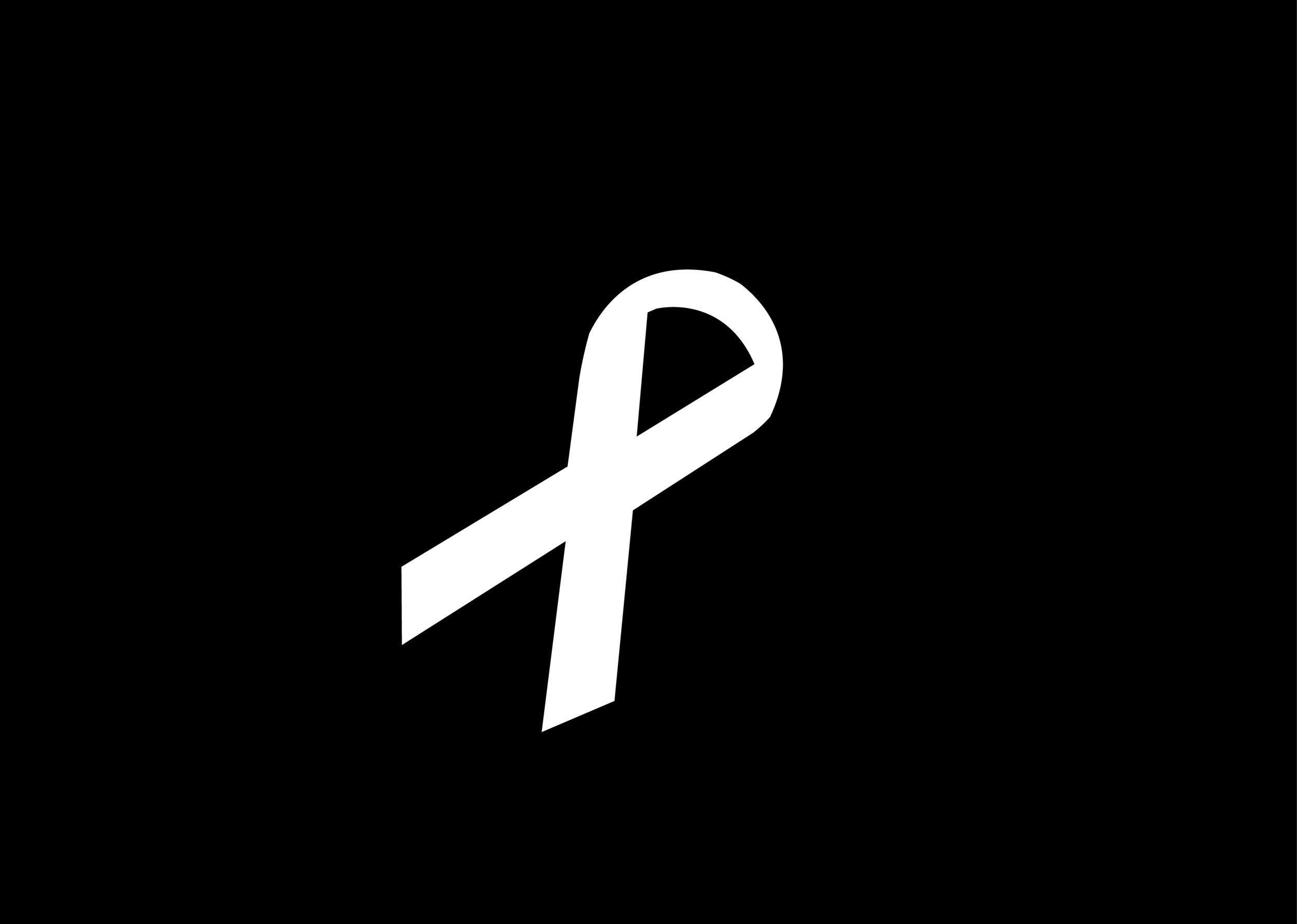 List Black and White Logo - White Ribbon UK