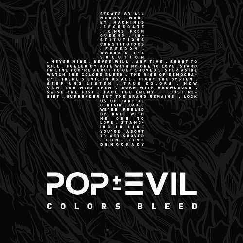 Pop Evil Logo - Colors Bleed (Single)