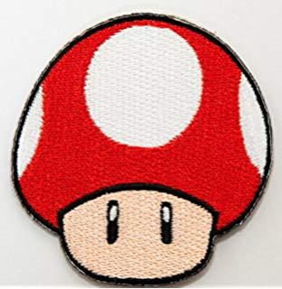 Mario Logo - Super Mario Logo Patch Embroidered Iron on Badge