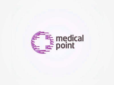 Purple Medicine Logo - Medical Point logo design by Alex Tass, logo designer. Dribbble