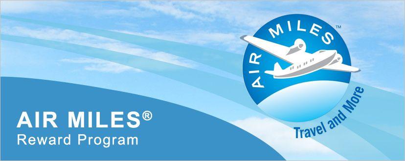 Air Miles Logo - Airmiles Rewards Program