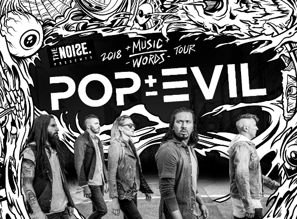 Pop Evil Logo - Tickets for THE NOISE PRESENTS: Pop Evil Music Over Words Tour ...