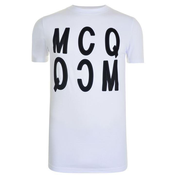 Alexander McQueen Logo - Buy exclusive designer MCQ ALEXANDER MCQUEEN Velvet Logo T Shirt