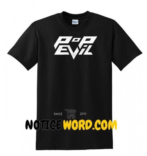 Pop Evil Logo - Pop Evil Band Logo Shirt, gift tees unisex adult cool tee shirts ...
