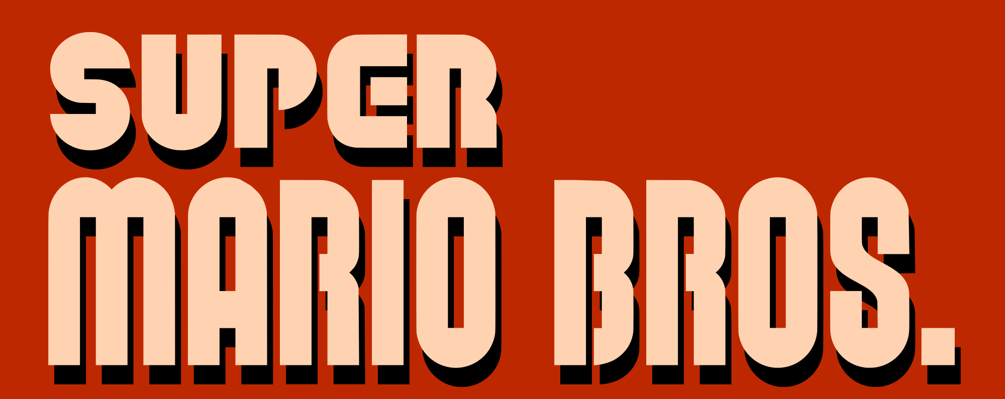 Mario Logo - File:Super Mario Bros. Logo.svg - Wikimedia Commons