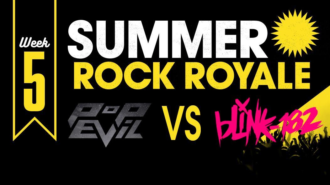 Pop Evil Logo - SUMMER ROCK ROYALE WEEK 5: Blink 182 VS Pop Evil.1 ROCK