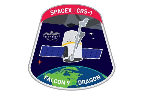 SpaceX Dragon Logo - iss - Why does SpaceX not label the Dragon capsules externally ...