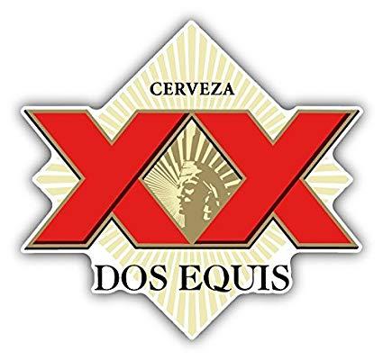 Dos XX Beer Logo - Dos Equis Cerveza Mexican Beer Drink Car Bumper Sticker