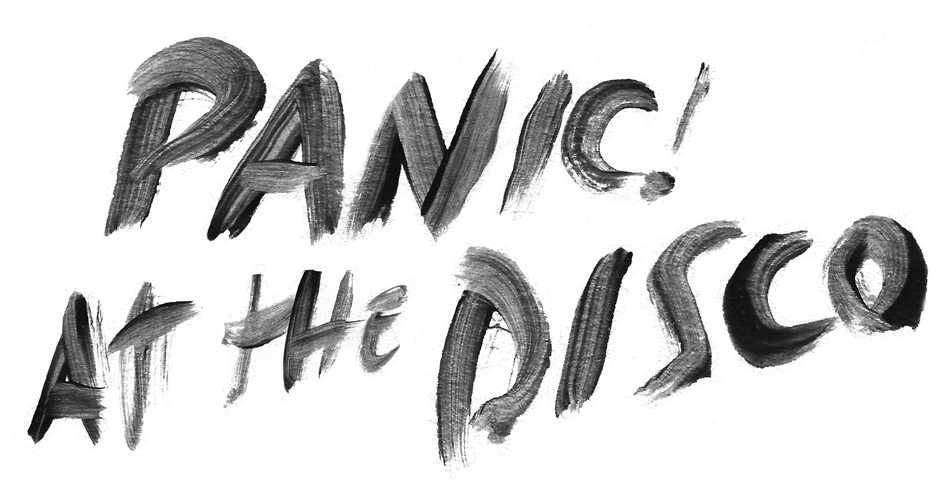 List Black and White Logo - Panic! At The Disco US Official Store. Panic! At The Disco