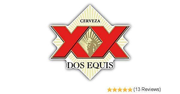 Dos XX Beer Logo - Dos Equis Cerveza Mexican Beer Drink Car Bumper Sticker