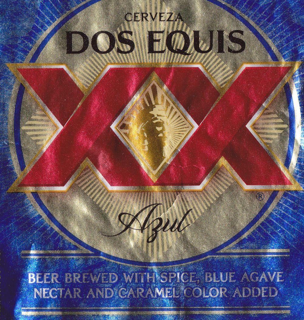Dos XX Beer Logo - Dos Equis Azul Beer Review