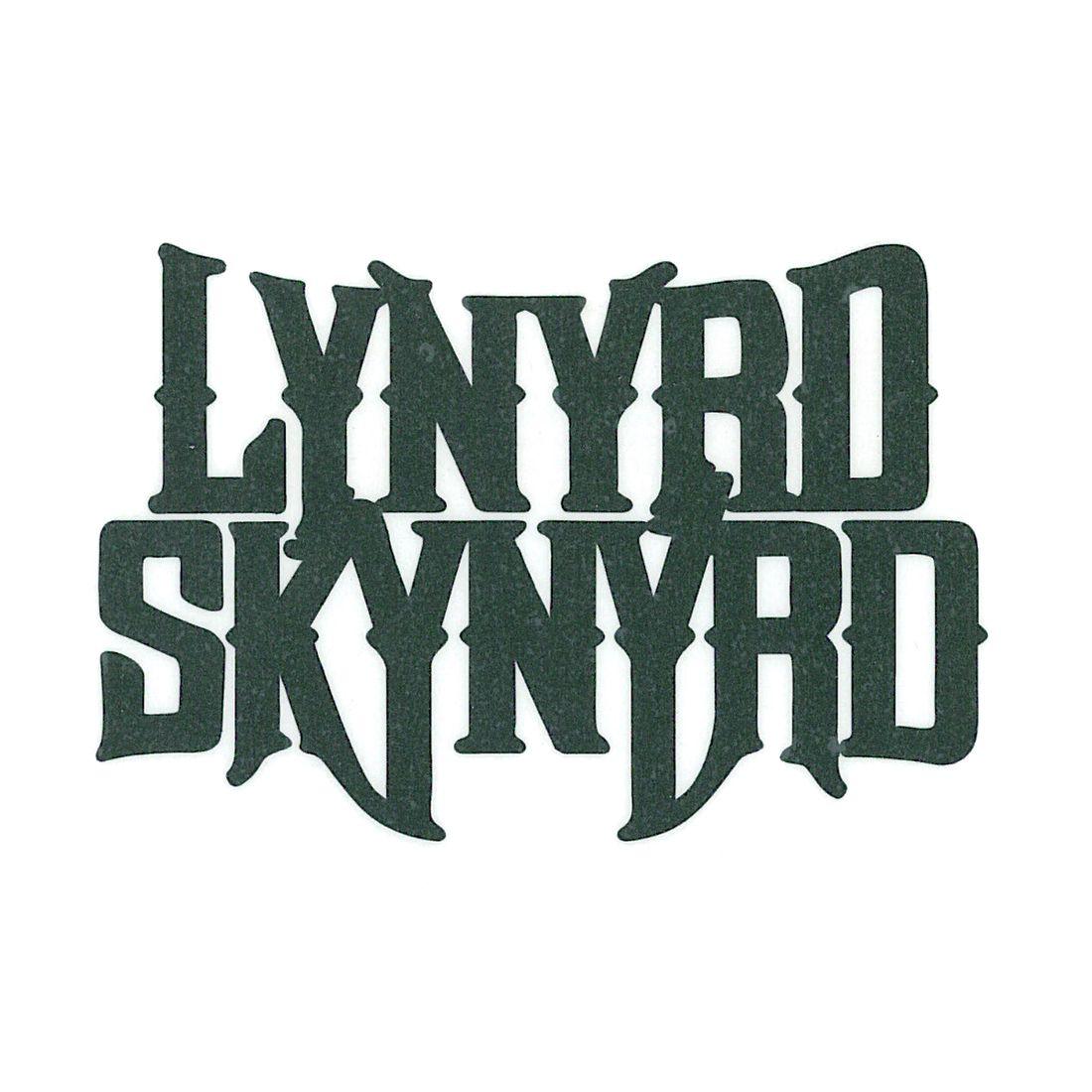 Lynyrd Skynyrd Logo - Lynyrd Skynyrd Logo Rub On Rub On Sticker Liquid Blue