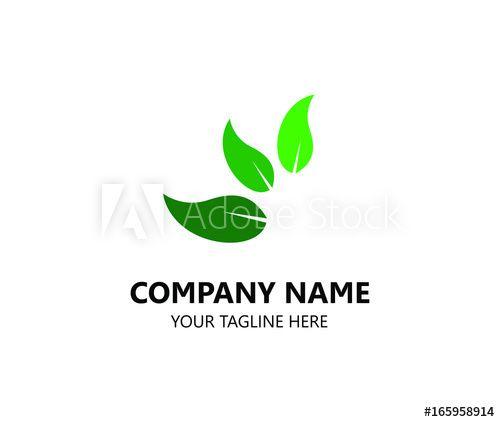 Three Leaves Logo - Logo of three leaves this stock vector and explore similar