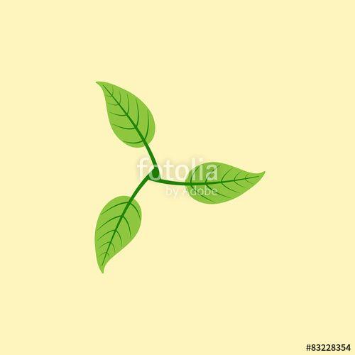 Three Leaves Logo - Three Leaves Logo Stock Image And Royalty Free Vector Files