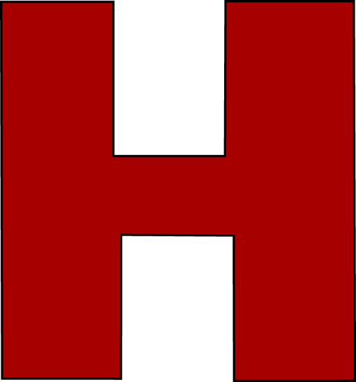 Red Letter H Logo - Red Letter H Clipart