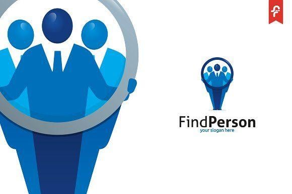 3 Person Logo - Find Person Logo ~ Logo Templates ~ Creative Market
