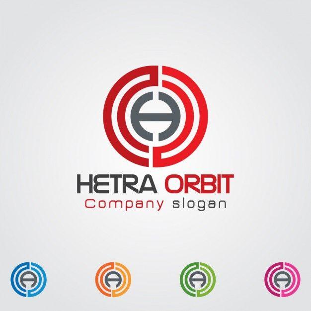 Red Letter H Logo - Circular letter h logo Vector | Free Download