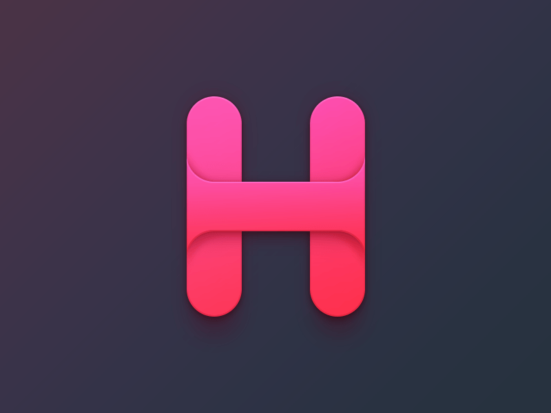 Red Letter H Logo - Letter H Logo Design Inspiration - Design Crafts