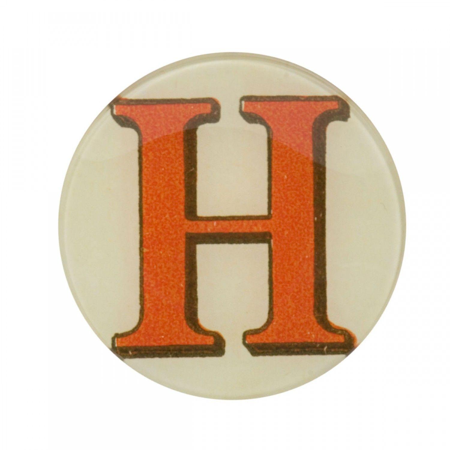 Red Letter H Logo - 5 3/4” Picture Plate Red Letter H